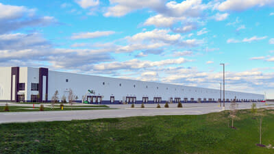 Lot 6 building at Mohr Logistics Park in Whiteland, IN.