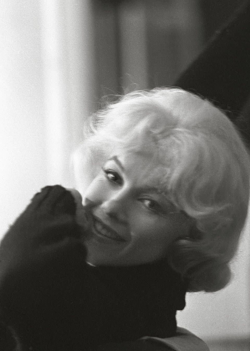 1) Monroe in her dressing room, on the set of 'Let's Make Love' (1960)