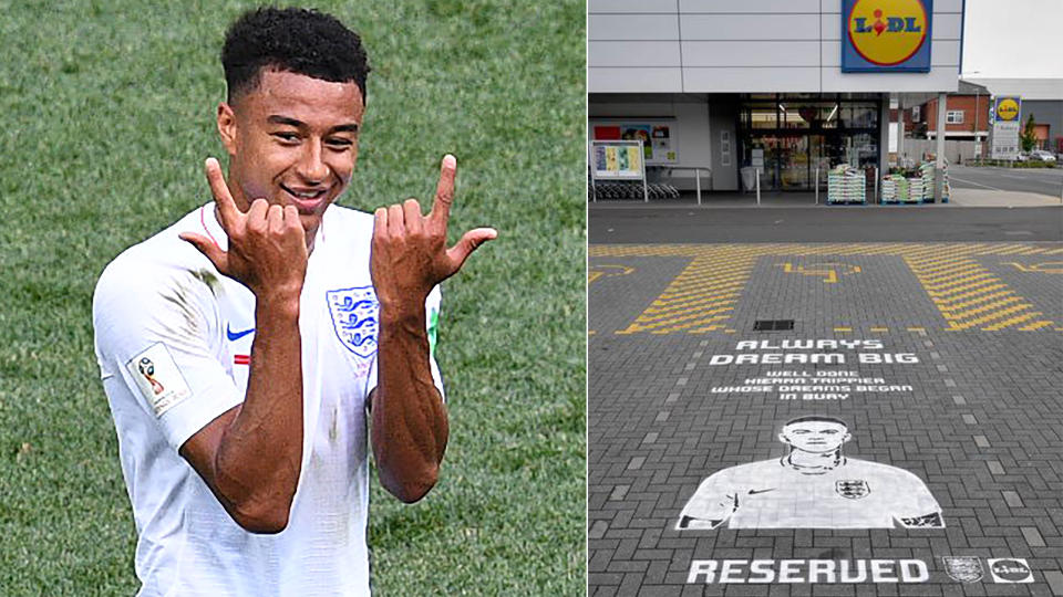 England’s World Cup heroes will have their own parking spaces at their local Lidl stores.