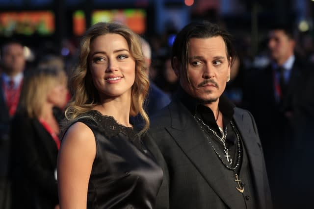 Amber Heard and Johnny Depp in 2015