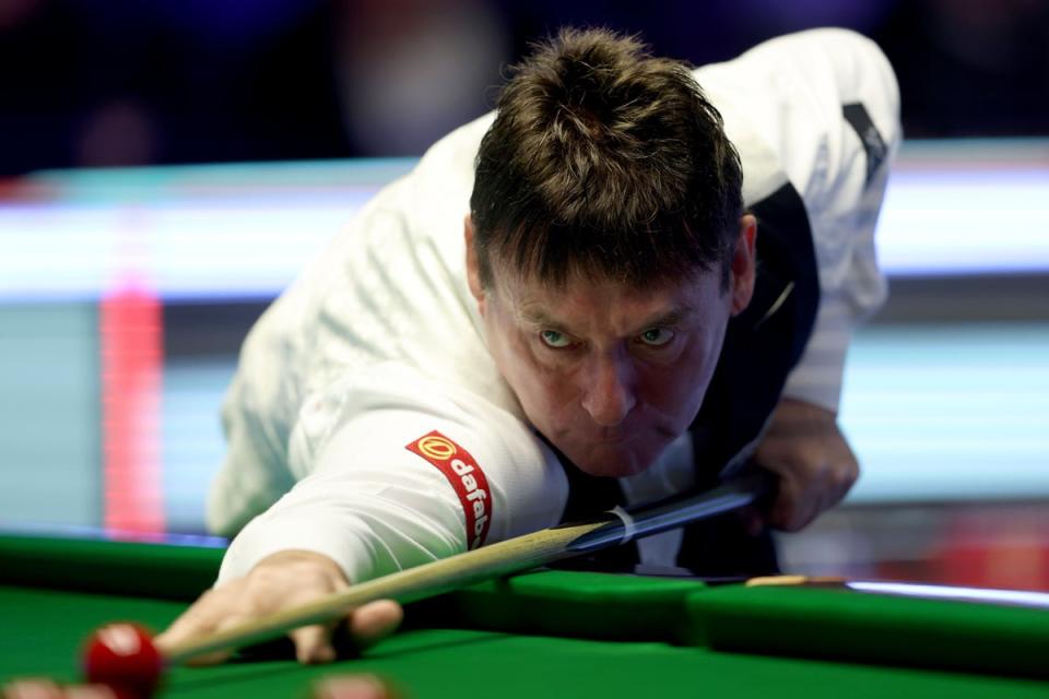 Jimmy White made history with victory at the German Masters on Wednesday (Will Matthews/PA) (PA Wire)