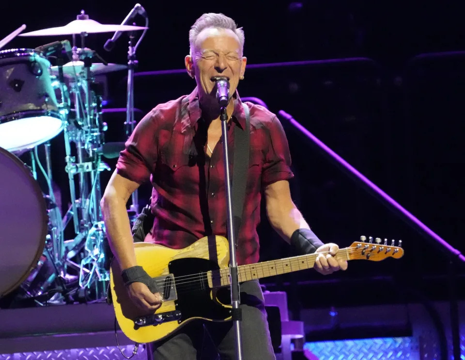 Bruce Springsteen and the E Street Band perform March 19 during his tour relaunch at the Footprint Center in Phoenix.