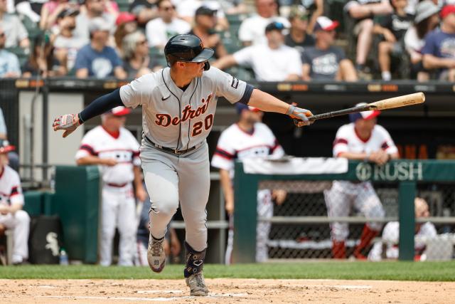 DETROIT, MI - JULY 21: Detroit Tigers first baseman Spencer