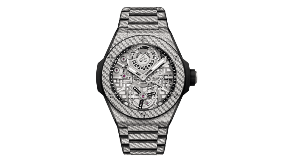 Hublot Big Bang Integrated Tourbillon Texalium Carbon