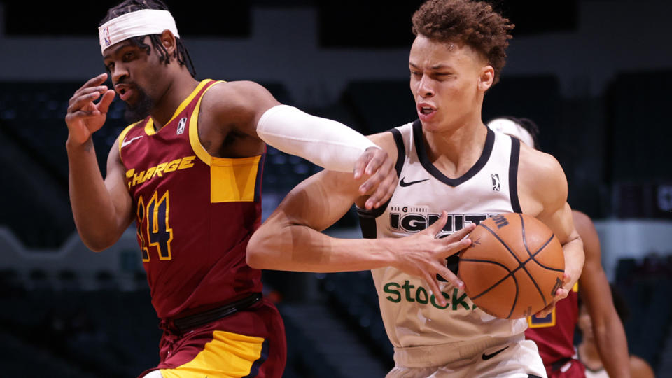 Dyson Daniels impressed for the G-League Ignite last season, elevating him to the eighth overall pick of the NBA draft. (Photo by KeShawn Ennis/NBAE via Getty Images)