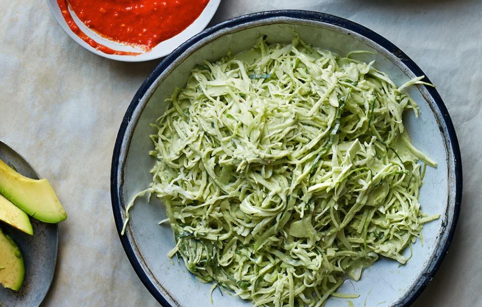 Cabbage and Jicama Slaw