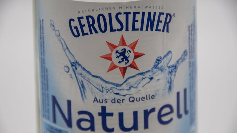 Water bottle in Germany