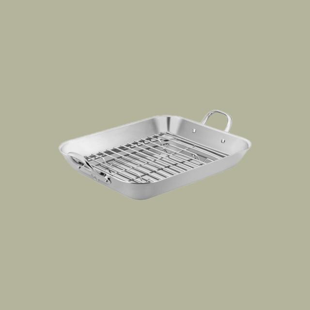 All-Clad Stainless-Steel Flared Roasting Pans