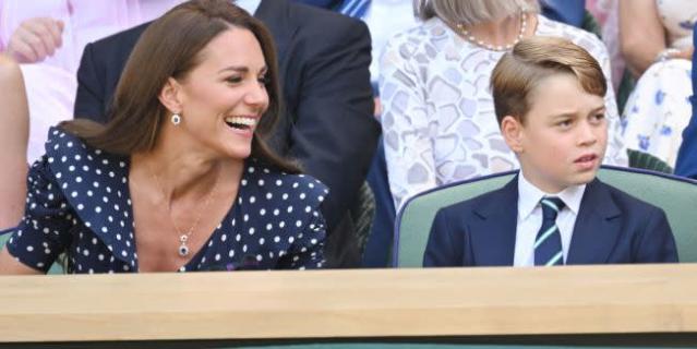 These Pictures of Kate Middleton and Prince George at Wimbledon Are  Priceless