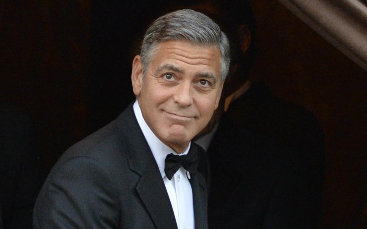 George Clooney, the poster boy for over 50s gentlemanly style - This content is subject to copyright.