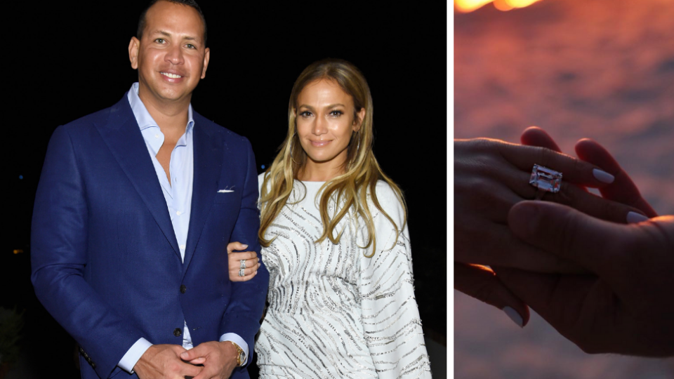 ARod and JLo are engaged.