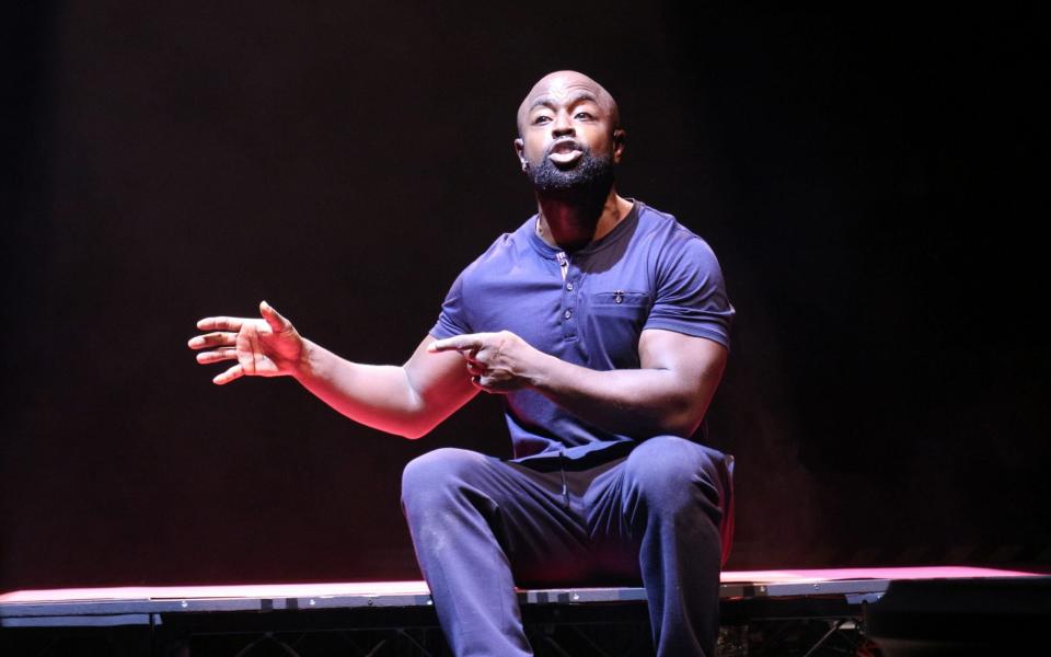 Michael Balogun in the original National Theatre performance - National Theatre