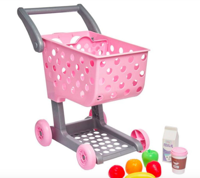 A kid was using this adorable mini cart! Apparently we used to have carts  like these long ago? : r/tjcrew