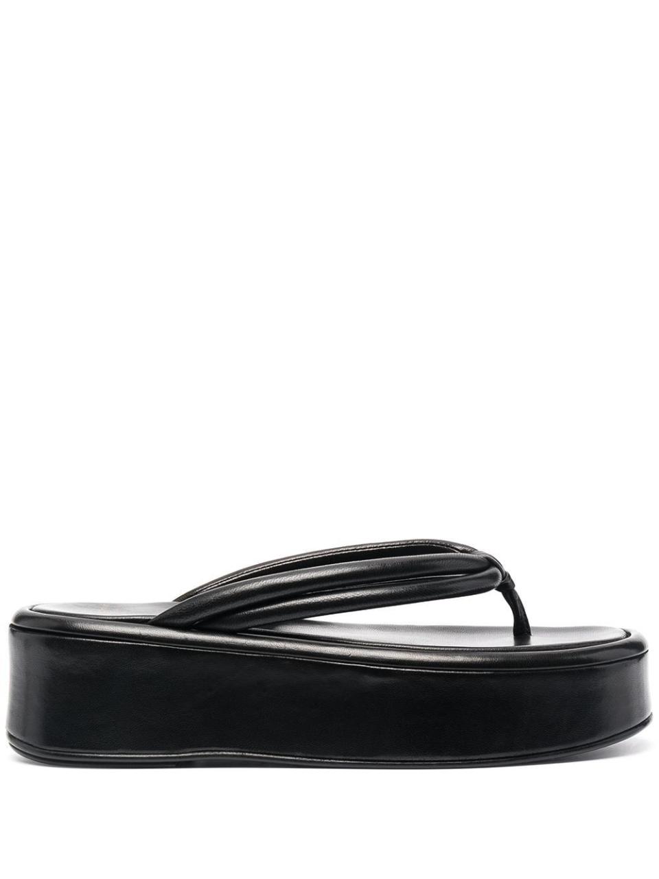 Tacey Leather Flip-Flops