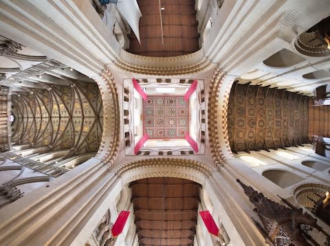 The view of St Albans cathedral after completing the aforementioned pub crawl - Credit: GETTY