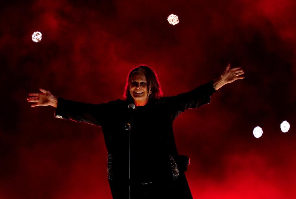 The Black Sabbath frontman, 73, recently appeared in Birmingham to close the 2022 Commonwealth Game (David Davies/PA) (PA Wire)