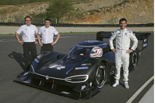 Volkswagen testing the I.D. R Pikes Peak race car