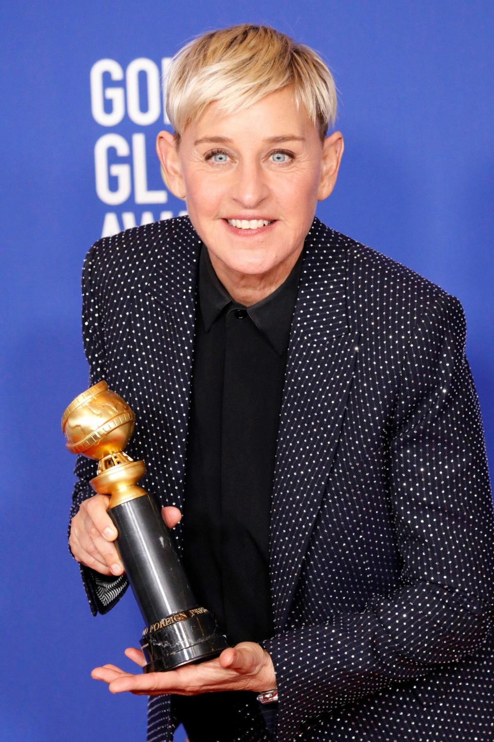 Award winner Ellen DeGeneres in the press room during the 77th Annual Golden Globe Awards at The Beverly Hilton Hotel on January 5, 2020 in Beverly Hills, California. 05 Jan 2020 Pictured: Carol Burnett. Photo credit: MEGA TheMegaAgency.com +1 888 505 6342 (Mega Agency TagID: MEGA582060_005.jpg) [Photo via Mega Agency]