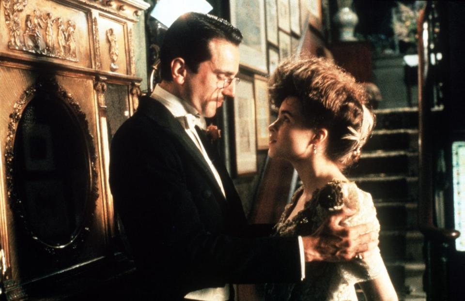 Daniel Day Lewis plays snobby Cecil Vyse opposite Helena Bonham Carter