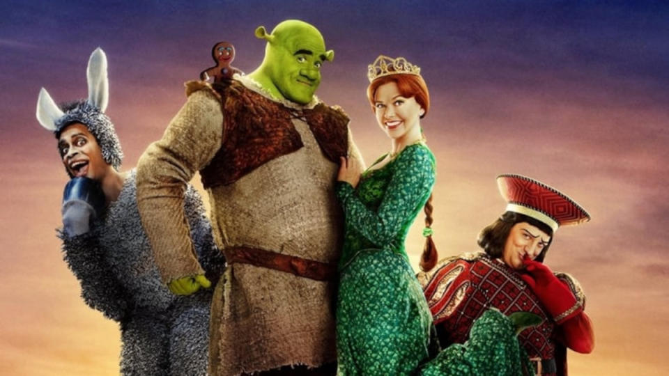 The filmed Broadway production of Shrek the Musical is heading to Freevee. (DreamWorks)