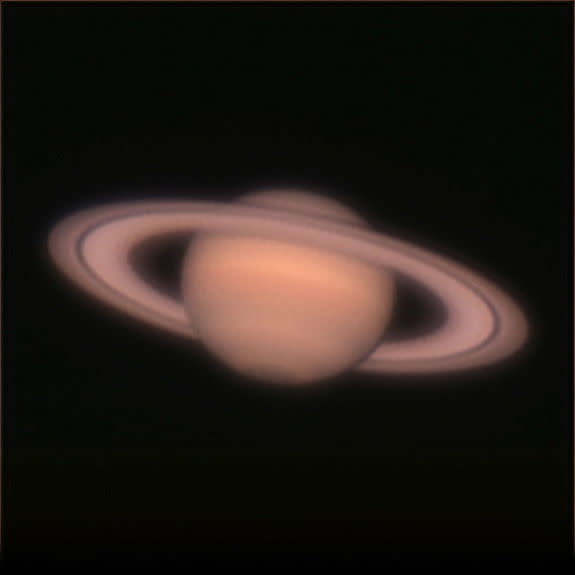 Astrophotographer Tony Sharfman sent in a photo of Saturn taken in Cranford, NJ, May 20, 2013.