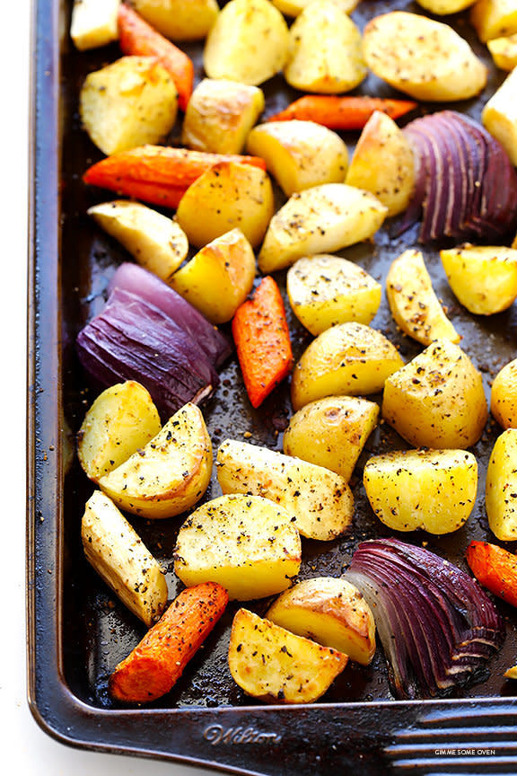 <strong>Get the <a href="http://www.gimmesomeoven.com/roasted-root-vegetables-recipe/" target="_blank">Roasted Root Veggies recipe</a> from Skinny Taste</strong>