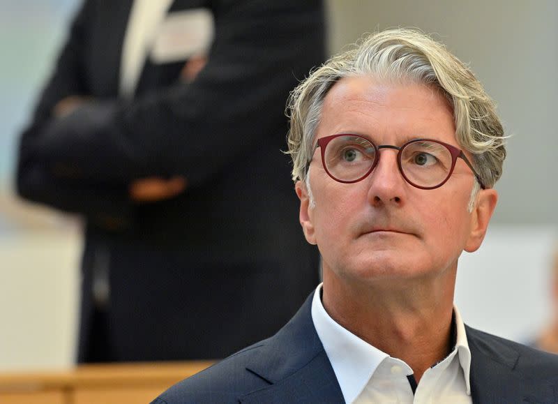 Rupert Stadler, the former CEO of Volkswagen's Audi brand and three other former executives go on trial in Munich