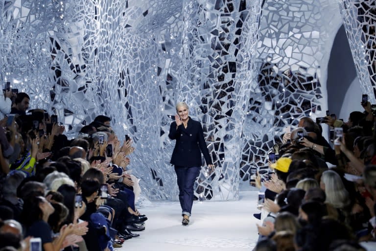 Italian designer Maria Grazia Chiuri is the first woman to head storied fashion label Dior