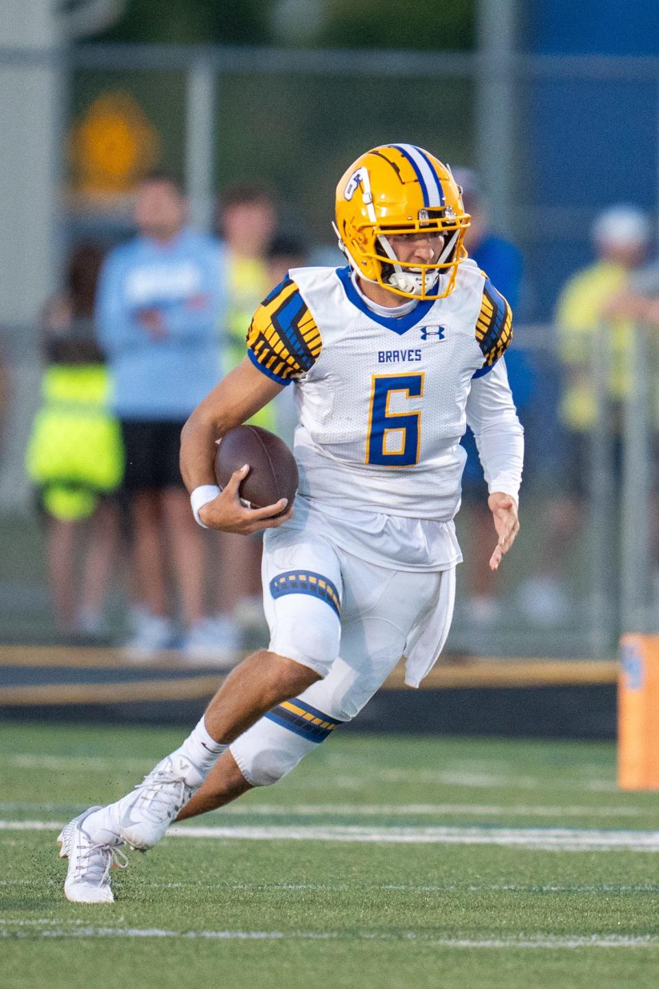 Senior quarterback Ethan Grunkemeyer has led Olentangy to a 7-1 record entering Friday's game at Dublin Jerome.