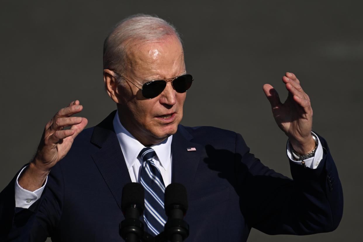 Joe Biden has said the US can support wars in Israel and Ukraine at same time (Getty Images)