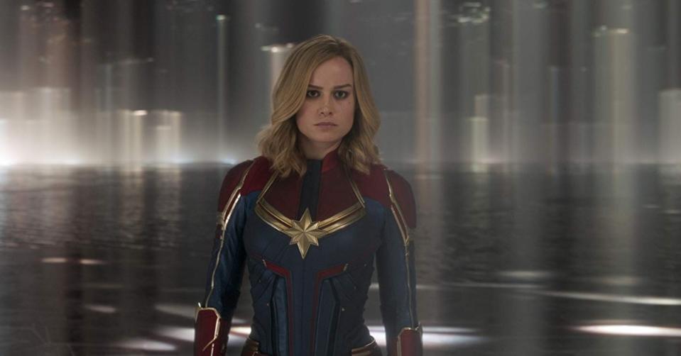 Brie Larson en Capitana Marvel (2019), Marvel Studios.