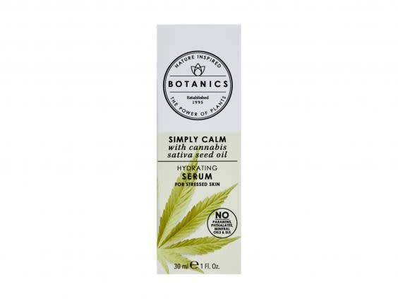 Try using a CBD product, such as this face serum, too reduce inflammation (Boots)