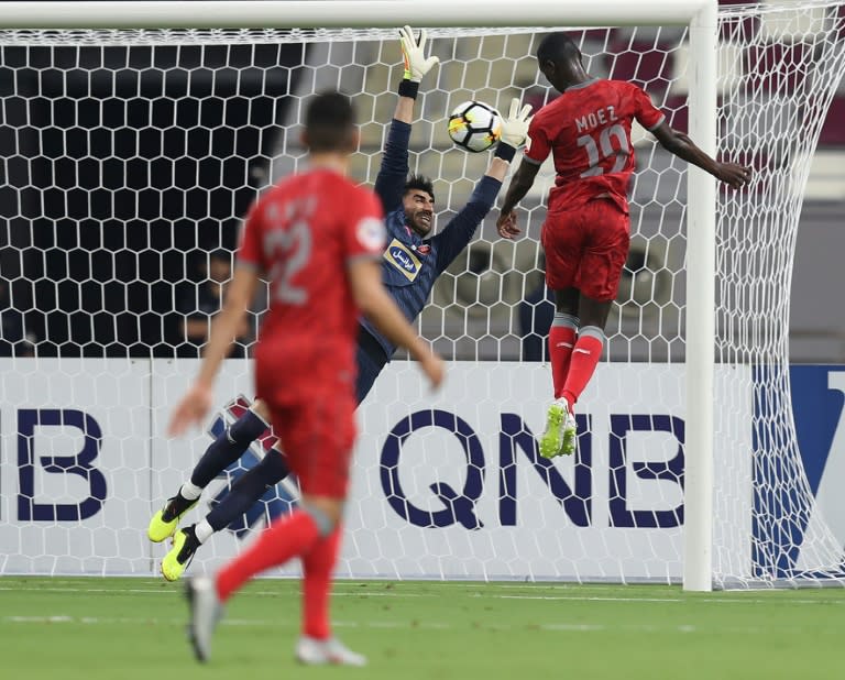 Qatari forward Almoez Ali headed Al Duhail's winner against Persepolis