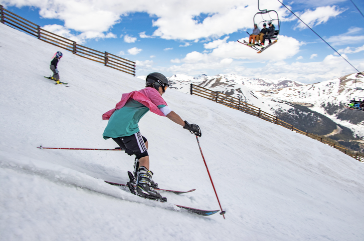 A Basin June skiing