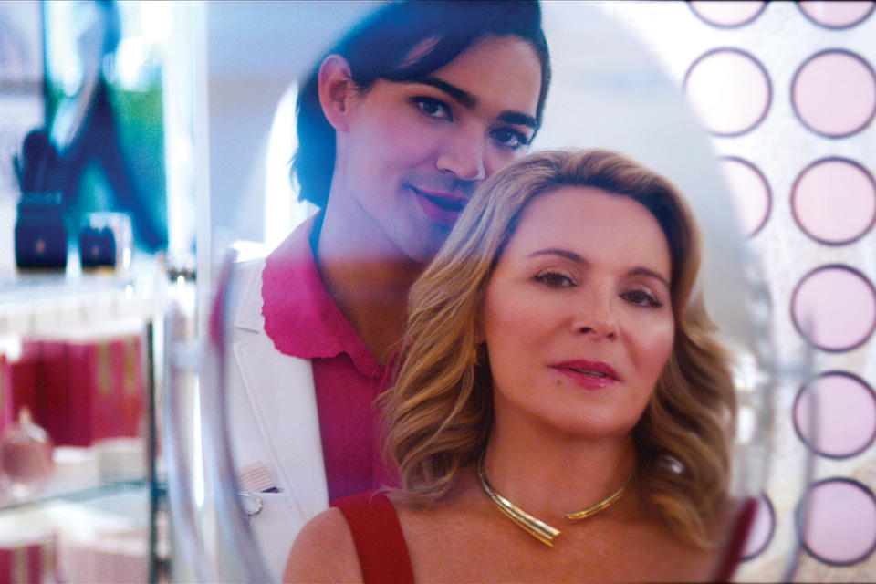Miss Benny with Kim Cattrall in a scene from Glamorous.