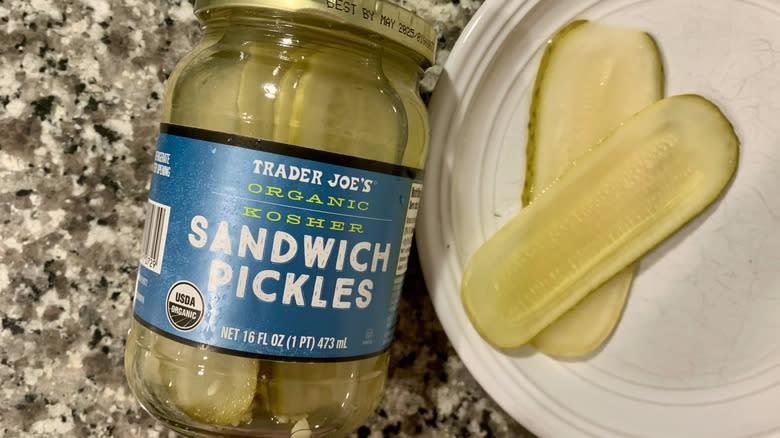 trader Joe's kosher sandwich pickles 