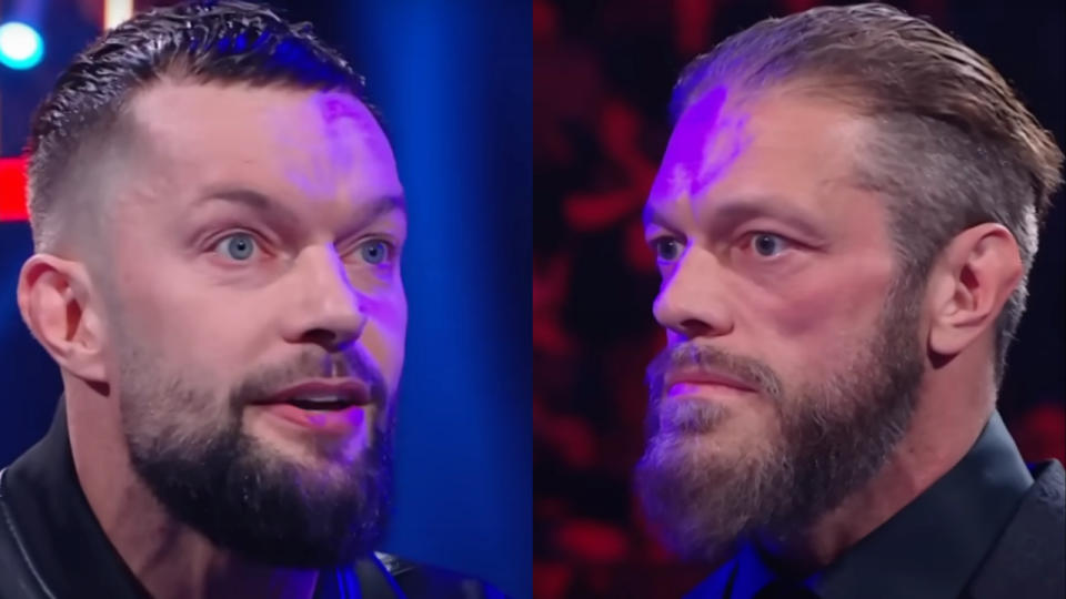 Finn Balor and Edge in the WWE