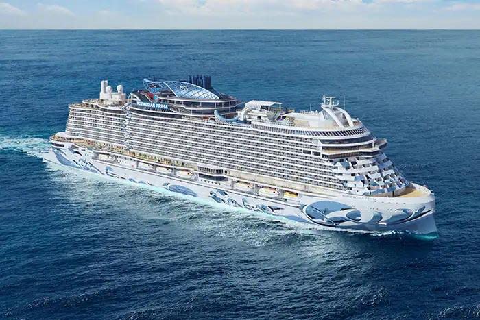 Norwegian, the world’s third-largest cruise line, also announced Wednesday it beat its third-quarter earnings projections, crediting strong customer demand. However, its stock fell at market open and was down $0.44 or 3.20%, trading at $13.16 at 1:38 p.m. Photo courtesy Norwegian Cruise Line