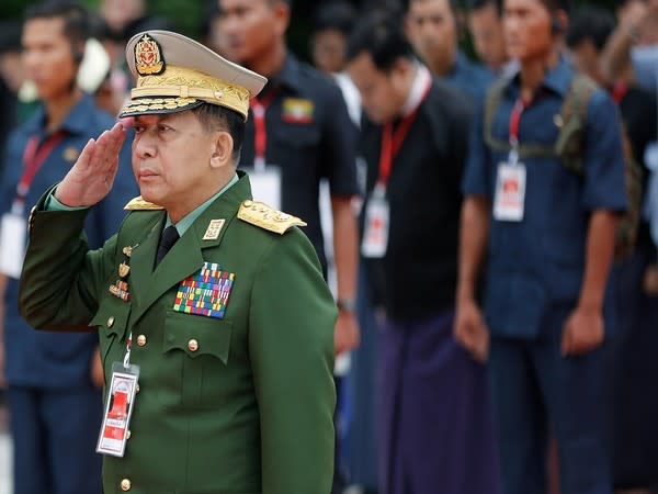 Myanmar's military chief, Senior General Min Aung Hlaing (File Photo)