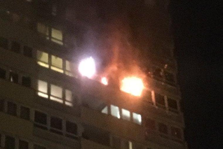 Stratford fire: Scores of ‘screaming’ people flee as blaze breaks out in east London tower block