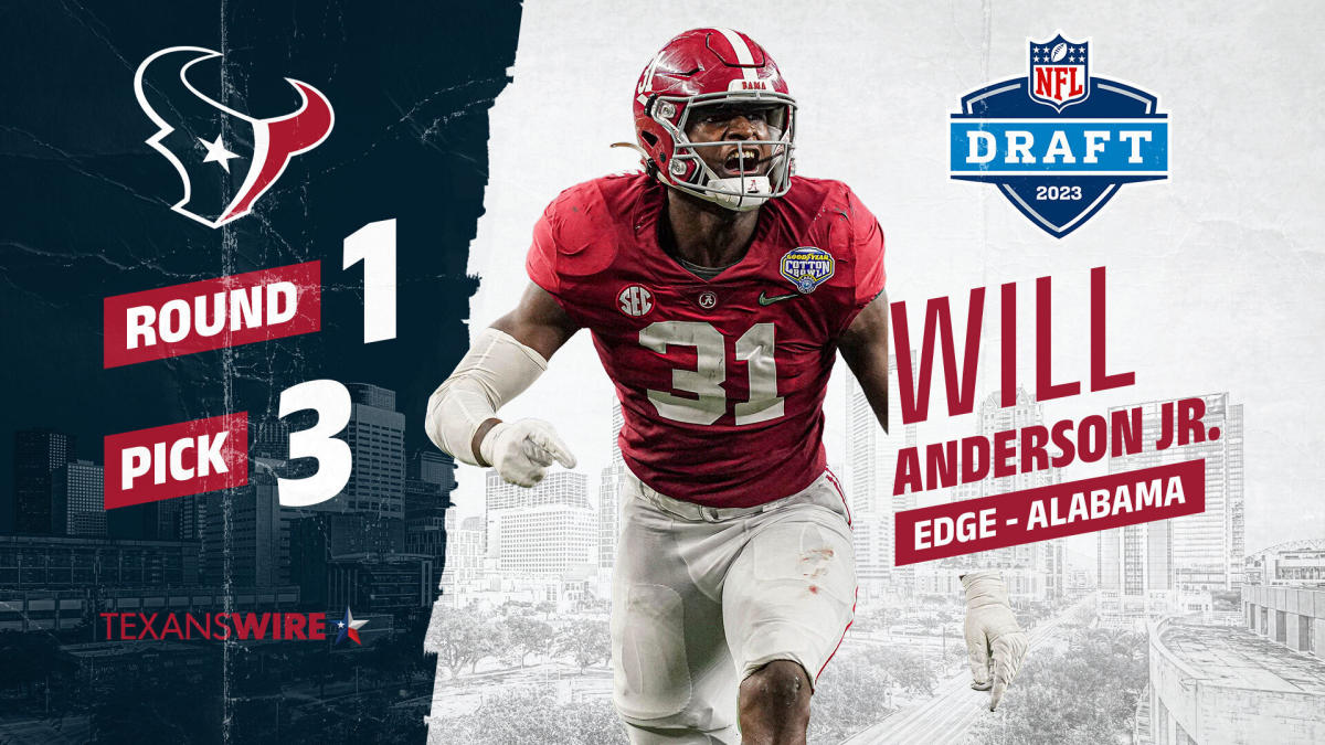 NFL Draft: Will Anderson's Houston Texans jersey now available