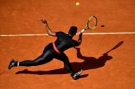 'Warrior princess': Serena Williams wore a black catsuit for her Grand Slam comeback