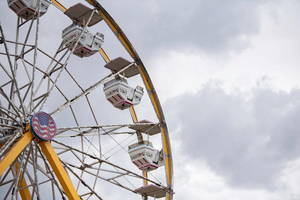 Clouds roll in on the first day of the Colorado State Fair on Friday, August 25, 2023.