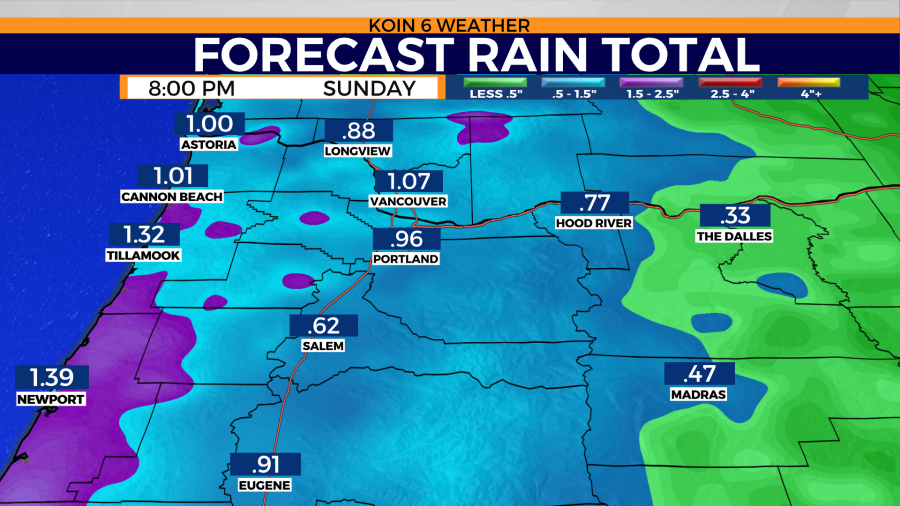 <em>Rain accumulation nears an inch this weekend as melting continues</em>