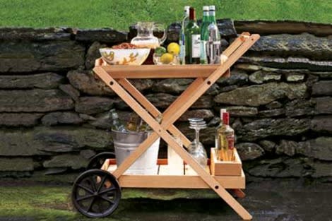 Outdoor Bar Cart