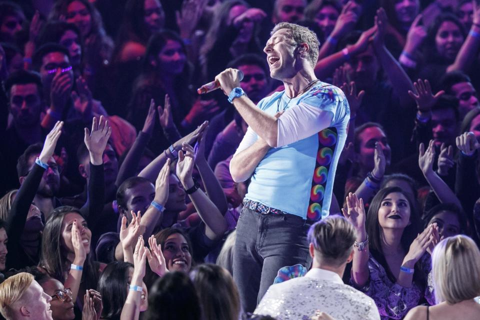 'Mess': Chris Martin's bandmates were worried about his following the split: Getty Images