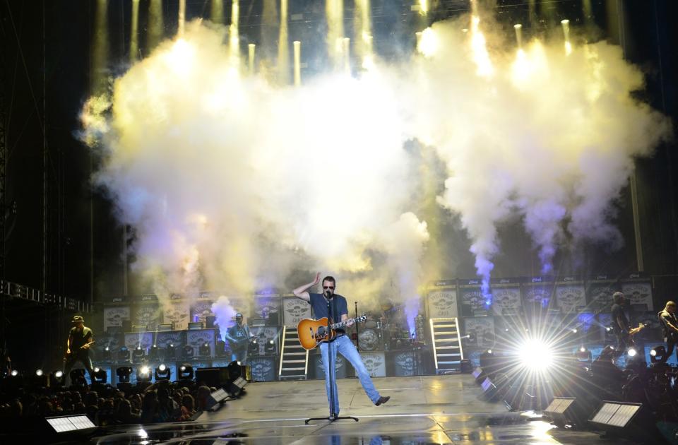 Eric Church performs.