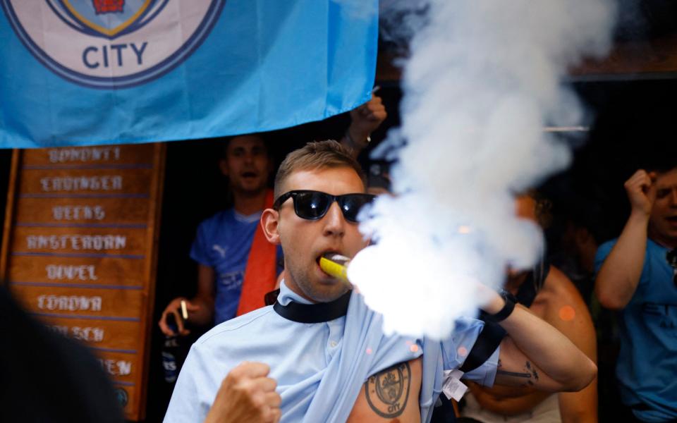 Man City fan - Reuters/Kemel Aslan