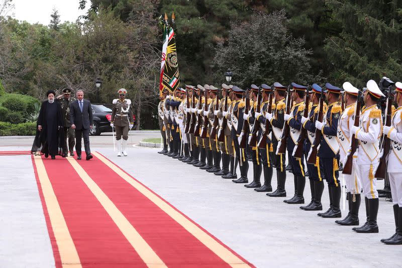 Iranian President Ebrahim Raisi meets Iraqi Prime Minister Mustafa al-Kadhimi, in Tehran