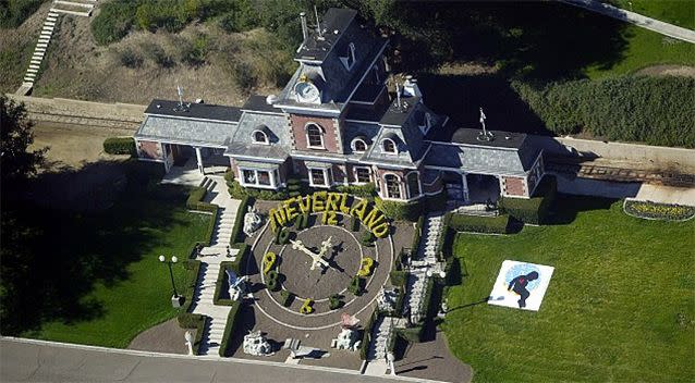 Neverland Ranch was the focus of the 2003 police raid. Photo: Getty